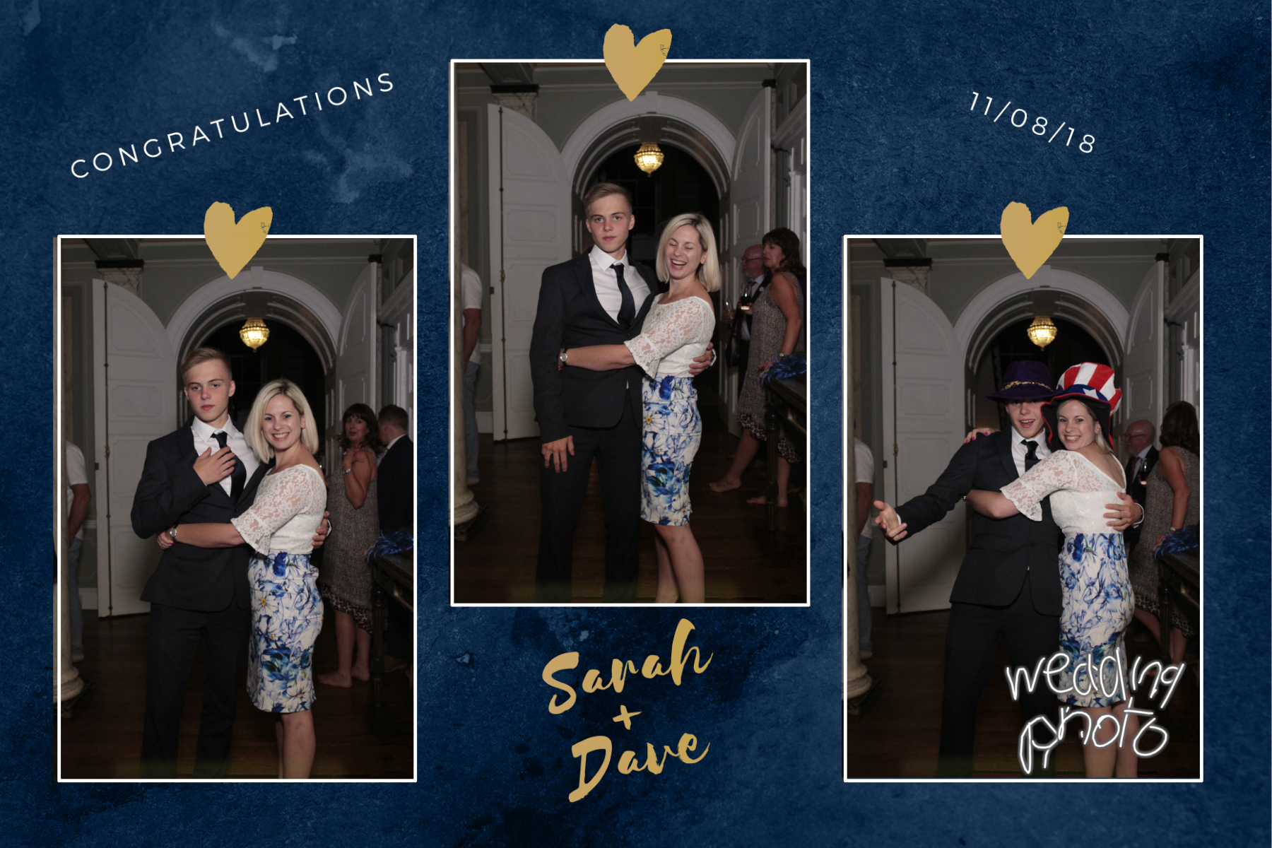 Sarah & Dave's Wedding | View more photos from the event at gallery.myphotoboothexperience.co.uk/u/MyPhotoBoothExperienceLtd/Sarah-Daves-Wedding